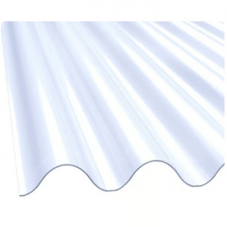 TELHA TRANSPARENTE A 2,44X0,92 POLIPROPILENO