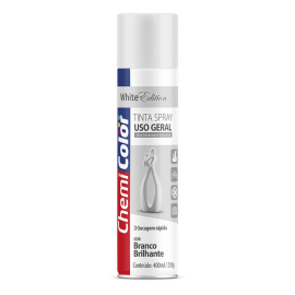 SPRAY BRANCO BRILHANTE CHEMICOLOR