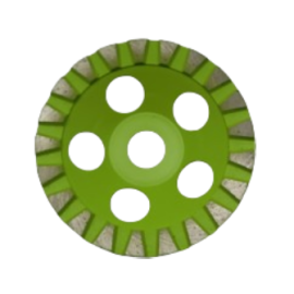 REBOLO DIAMANTADO BRASKOKI 110MM/22,3 VERDE