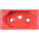 MODULO 01 TOMADA 20A VERMELHO LUX/LYZ