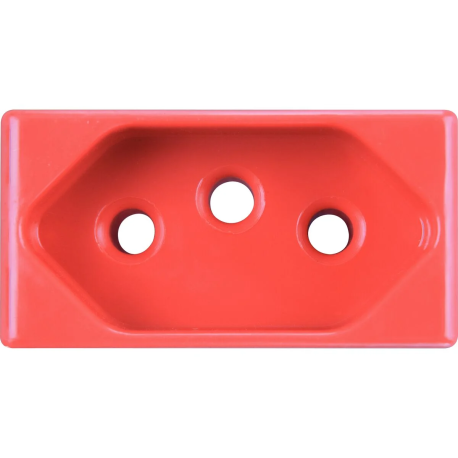 MODULO 01 TOMADA 20A VERMELHO LUX/LYZ