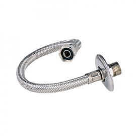 ENGATE FLEXIVEL 1/2X40CM INOX