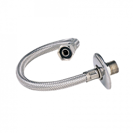 ENGATE FLEXIVEL 1/2X40CM INOX
