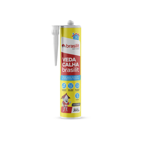 VEDA CALHA CINZA BRASILIT 360G