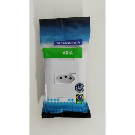 CJ TOMADA 2P+ T 10A ARIA BR