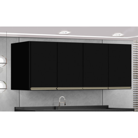 GABINETE 1,50 MUNIQUE BLACK INTENSE PREMIUM