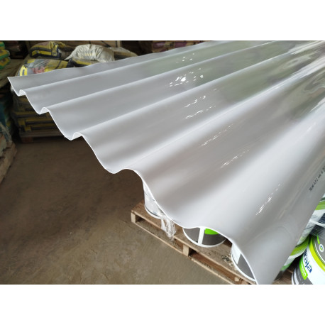 TELHA TRANSL. BCO LEIT ESP 2MM TRAP.GA-40/1020MM