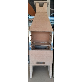 CHURRASQUEIRA PRE MOLD 65CM GRANITADA DOURADA