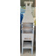 CHURRASQUEIRA PRE BABY 45CM GRANITADA CINZA