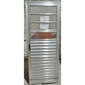 PORTA ALUMINIO BASC. 2,10X0,80 D