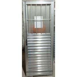 PORTA ALUMINIO SOCIAL 2,10X0,80 D