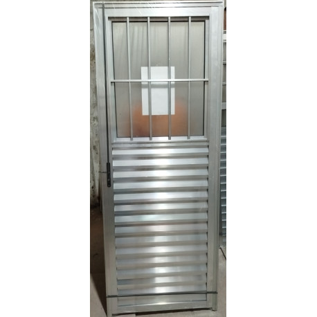 PORTA ALUMINIO SOCIAL 2,10X0,80 D