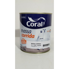 MASSA CORRIDA CORAL 1/4 1,5KG