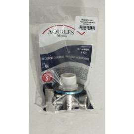 REGISTRO ESFERA P/MAQUINA CROMADO 1/2