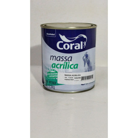 MASSA CORRIDA CORAL ACRILICA 1,5KG