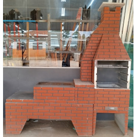 CHURRASQUEIRA PRE MOLD 2 EM 1 TIJOLINHO 0,65CM