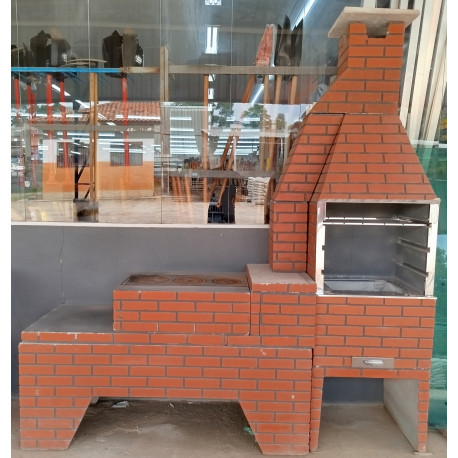 CHURRASQUEIRA PRE MOLD 2 EM 1 TIJOLINHO 0,65CM