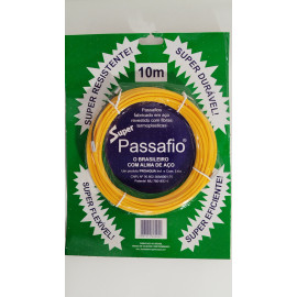 PASSA FIO SUPER ALMA ACO AMARELO 10M