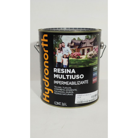 RESINA MULTIUSO BASE SOLVENTE INCOLOR BR GL 3,6