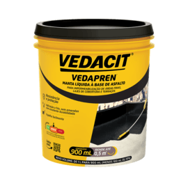 VEDAPREN 18L PRETO MANTA LIQ