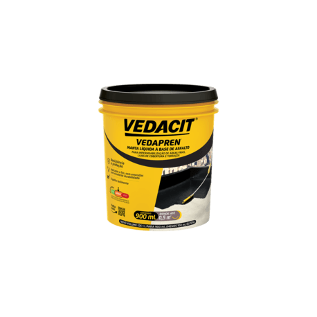 VEDAPREN 18L PRETO MANTA LIQ